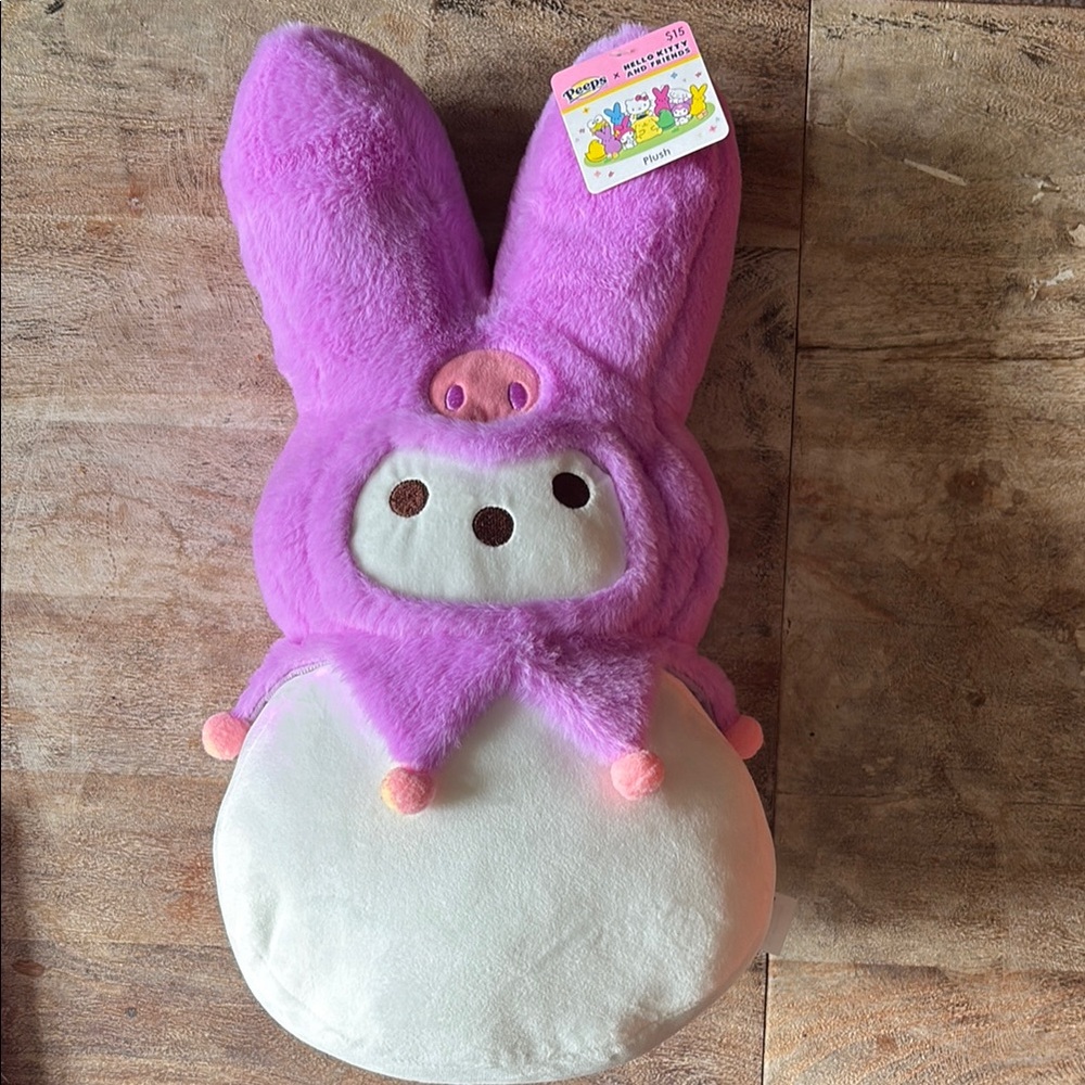 Large kuromi peep plush